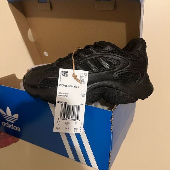 NWB Adidas Ozmillen Elastic Lace Shoes Kids - Picture 3 of 7